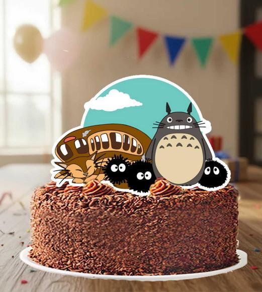 Topo de Bolo Totoro - 6748 Arquivo Digital