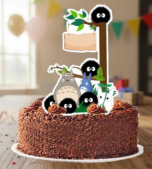 Topo de Bolo Totoro - 6750 Arquivo Digital