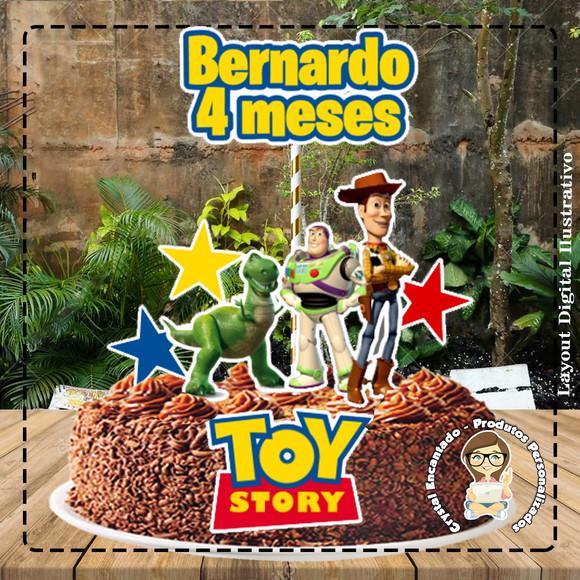 Topo de Bolo Toy Story - Ref 5094 Arquivo Digital