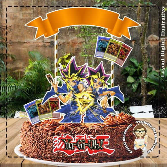 Topo de Bolo Yugioh - Ref 2141 Arquivo Digital