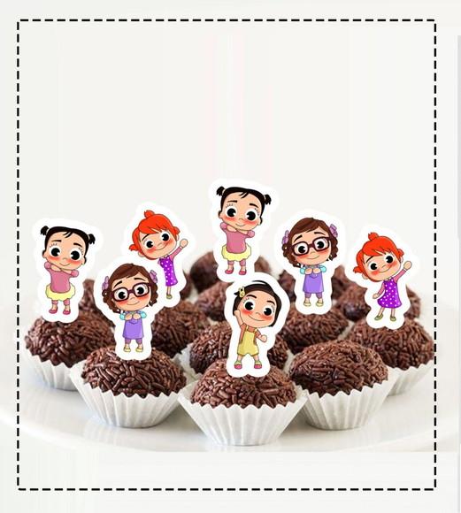 Topper Cocomelon Menina - Ref 4878 Arquivo Digital