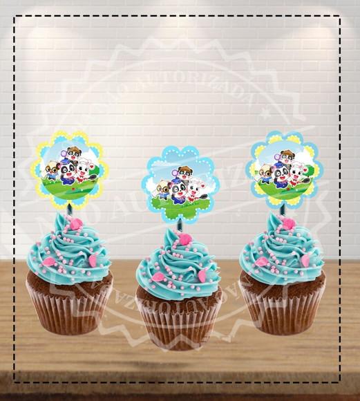Topper Cupcake Babybus - 6409 Arquivo Digital