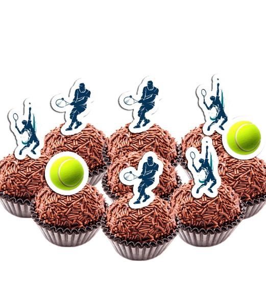 Topper de Docinho Jogo de Tenis - 6611 Arquivo Digital
