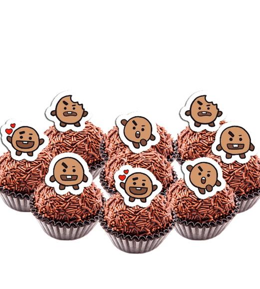 Topper de Docinho Shookyy Suga Bts - 6609 Arquivo Digital