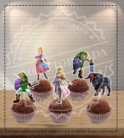 Topper de Docinho Zelda - 6487 Arquivo Digital