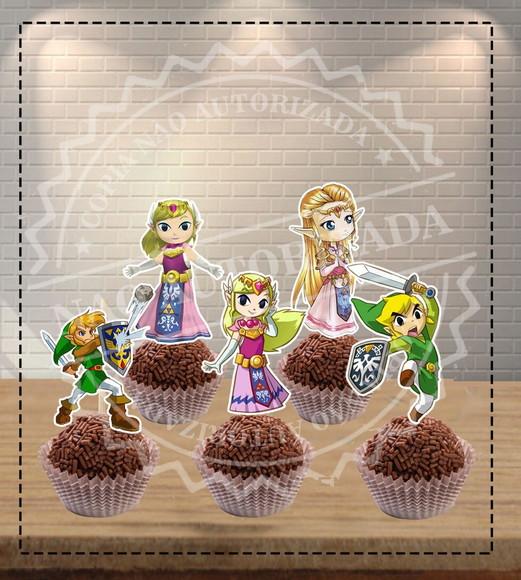 Topper de Docinho Zelda - 6488 Arquivo Digital