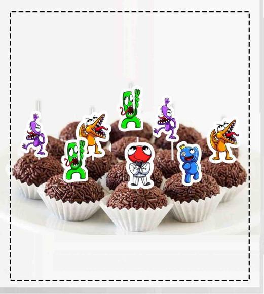 Topper Docinho Rainbow Friends - Ref 1566 Arquivo Digital