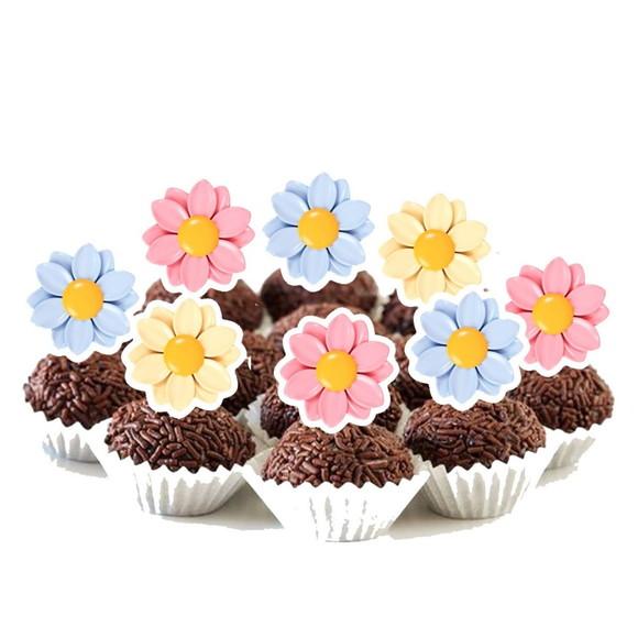 Topper Flores - Ref 5704 Arquivo Digital