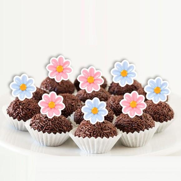 Topper Flores - Ref 5705 Arquivo Digital