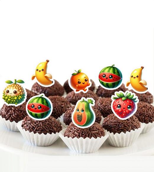 Topper Frutinhas - Ref 5682 Arquivo Digital