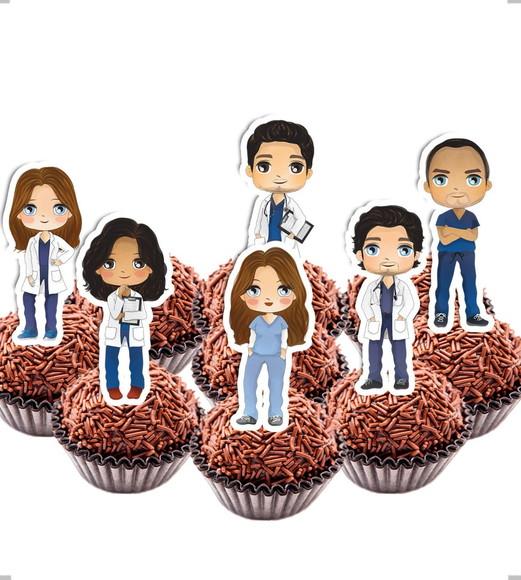 Topper Greys Anatomy - 5571 Arquivo Digital