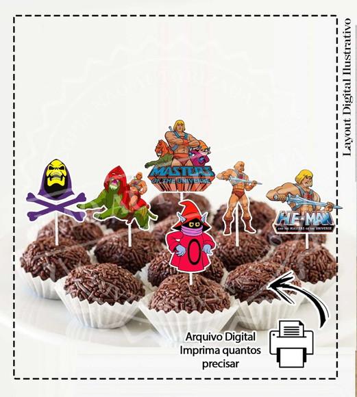 Topper He Man - 7025 Arquivo Digital