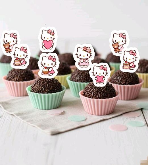 Topper Hello Kitty - 7103 Arquivo Digital