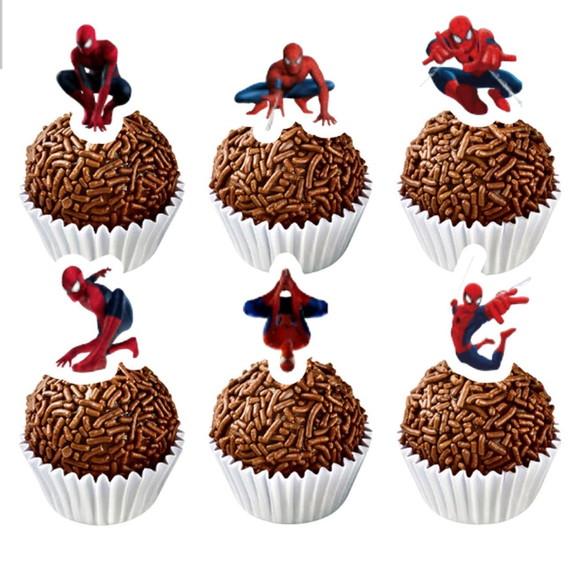 Topper Homem Aranha - 7091 Arquivo Digital