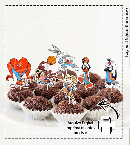 Topper Looney Tunes Space Jam - 6636 Arquivo Digital