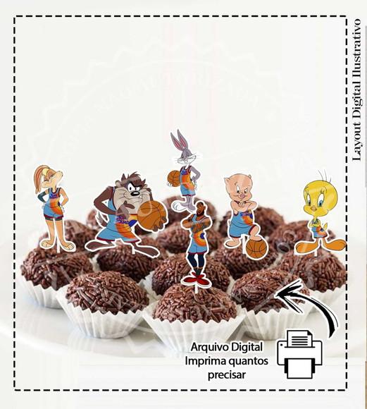 Topper Looney Tunes Space Jam - 6637 Arquivo Digital