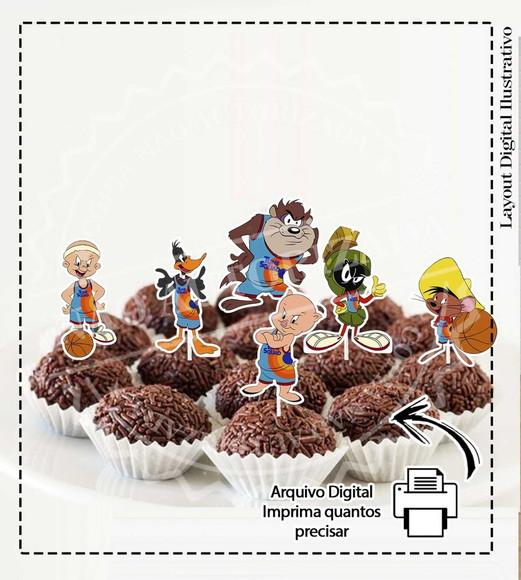 Topper Looney Tunes Space Jam - 6638 Arquivo Digital