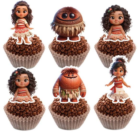 Topper Moana Menina - Ref 5989 Arquivo Digital