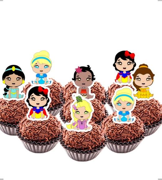 Topper Princesas Baby - Ref 5521 Arquivo Digital