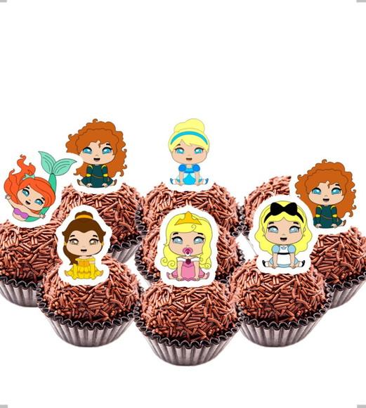 Topper Princesas Baby - Ref 5522 Arquivo Digital
