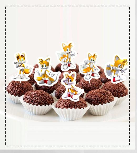 Topper Sonic Tails - Ref 0894 Arquivo Digital