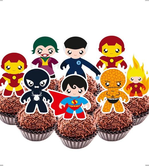 Topper Super Herois - Ref 5707 Arquivo Digital