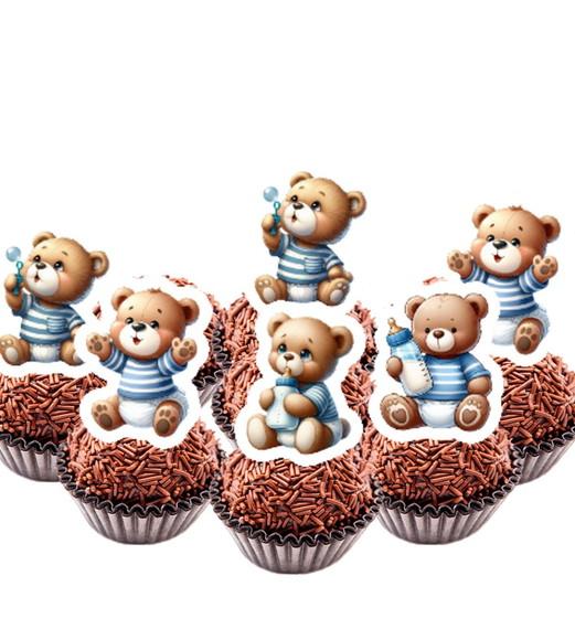 Topper Ursinho Baby - Ref 5841 Arquivo Digital