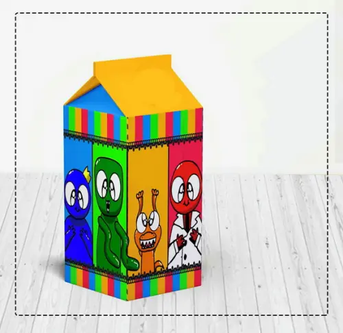 4 Caixas Rainbow Friends - Arquivo Digital