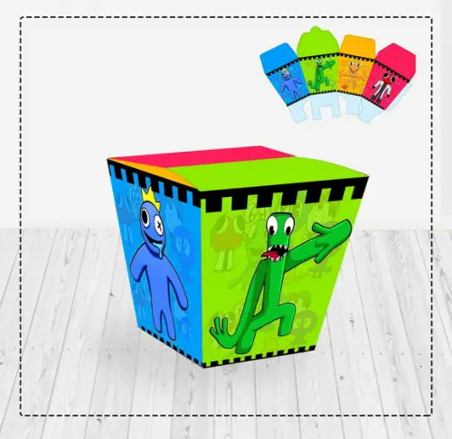 4 Caixas Rainbow Friends - Arquivo Digital