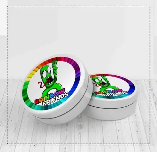 Adesivos 5 cm Redondo Rainbow Friends 1567 Arquivo Digital