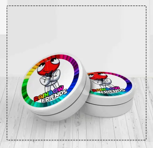 Adesivos 5 cm Redondo Rainbow Friends 1567 Arquivo Digital