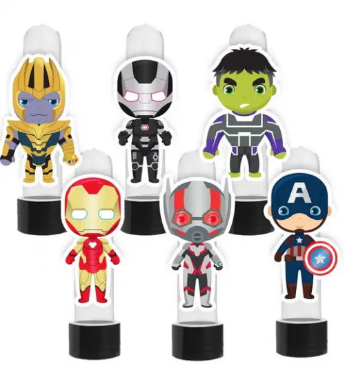 Apliques para Tubet Avengers - Ref 5428 Arquivo Digital