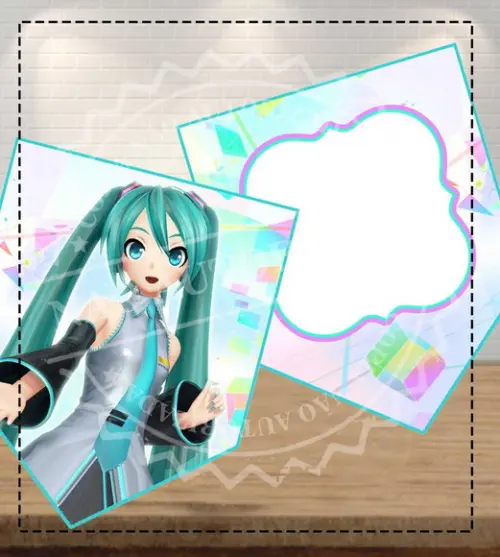 Bandeirola Hatsume Miku - 7020 Arquivo Digital