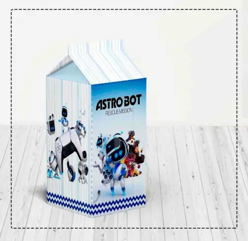 Caixa Milk Astro Bot - 1036 Arquivo Digital