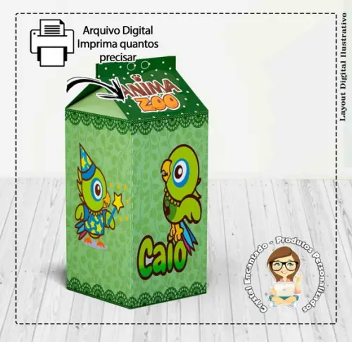 Caixa Milk Caio - 3920 Arquivo Digital
