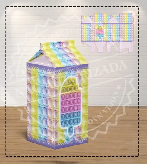 Caixa Milk Candy Pop It - 2577 Arquivo Digital