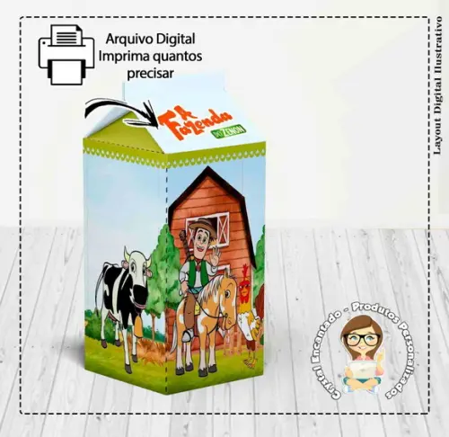 Caixa Milk Fazenda do Zenon - 3960 Arquivo Digital