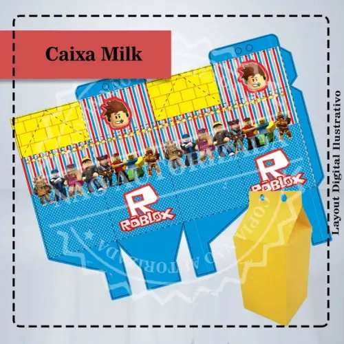 Caixa Milk Roblox - 2322 Arquivo Digital