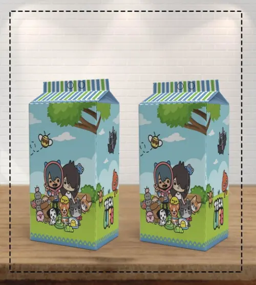 Caixa Milk Toca Life - 2400 Arquivo Digital