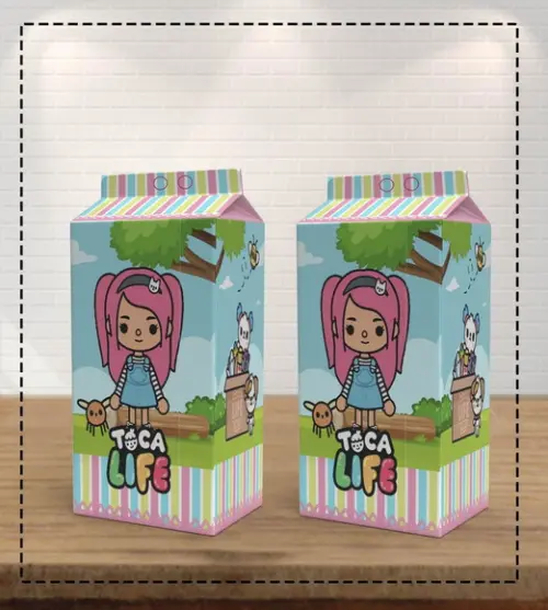 Caixa Milk Toca Life - 2402 Arquivo Digital