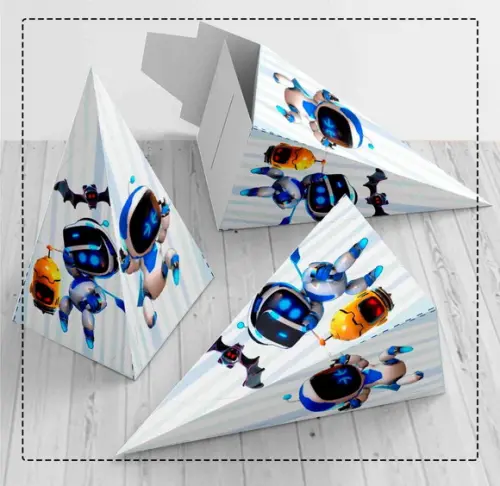 Caixa Piramide Astro Bot - 1037 Arquivo Digital