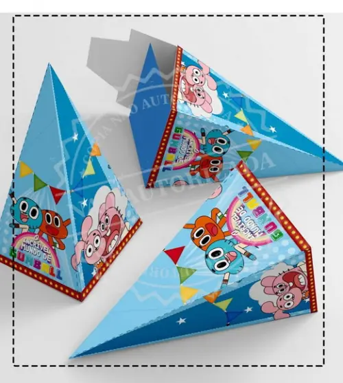 Caixa Piramide Gumball - 6919 Arquivo Digital