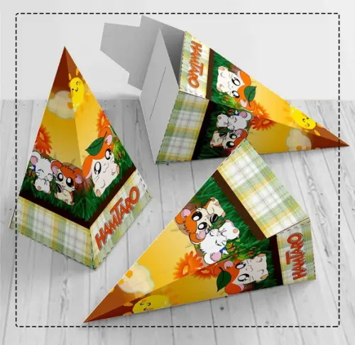 Caixa Piramide Hamtaro - 4012 Arquivo Digital