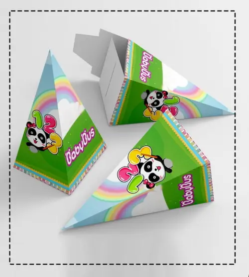 Caixa Piramide Menina Babybus - 6383 Arquivo Digital