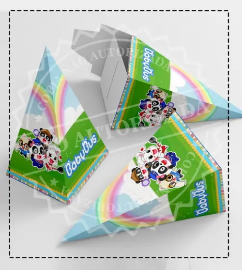 Caixa Piramide Menino Babybus - 6384 Arquivo Digital