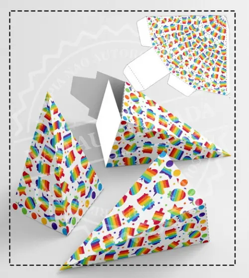 Caixa Piramide Pop It - 2581 Arquivo Digital