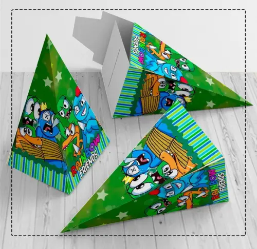 Caixa Piramide Rainbow Friends - 4033 Arquivo Digital