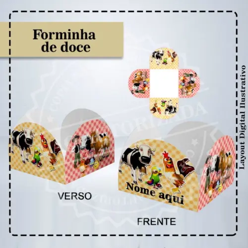 Forminha de Doce Fazenda do Zenon - 6347 Arquivo Digital