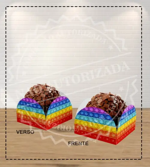 Forminha de Doce Pop It - 4191 Arquivo Digital
