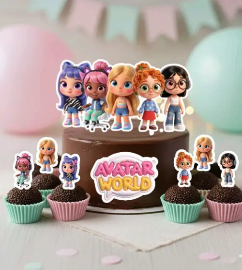 Kit Avatar World - 7076 Arquivo Digital